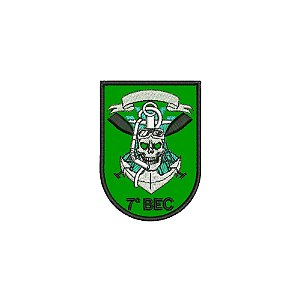Patch Bordado 7º BEC 6 x 8 CM