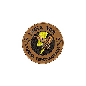 Patch Bordado LINHA VIVA 8 x 8 CM