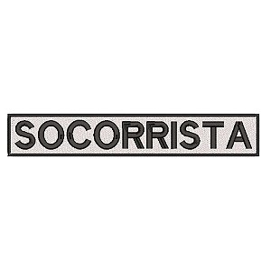 Patch Bordado SOCORRISTA 30 x 5 cm
