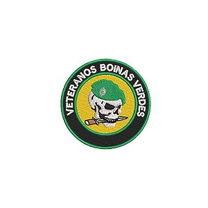 Patch Bordado VETERANO BOINAS VERDES 7,5 x 7,5