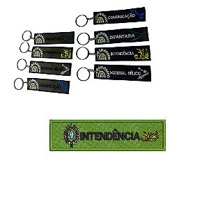 Chaveiro Bordado 8 x 2 INTENDÊNCIA