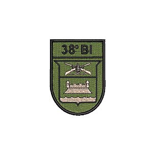 Distintivo de Organização Militar de Baixa Visibilidade - 38º BI (38º Batalhão de Infantaria)