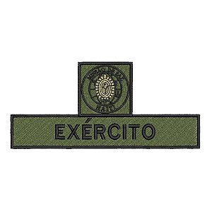 Patch Bordado 1 Curso + Sutache EXÉRCITO Conectados
