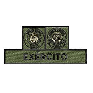 Patch Bordado 2 Cursos + Sutache EXÉRCITO Conectados
