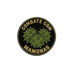 PATCH COMBATE COM MAMONAS 8 x 8 CM