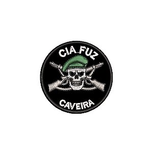 Patch Bordado CAVEIRA 5,5 x 5,5 CM