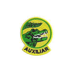 Patch Bordado Pantanal Auxiliar 4,5 x 5,5 cm