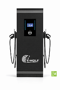 Estação de Recarga Rápida 60kW DC CCS2 Dupla TC1048-STD