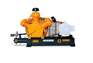 Compressor de Ar de Alta Pressão 40 pés sobre Base - Sem Motor 10HP