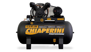 Compressor de Ar 10 PCM 2CV 150 Litros Trifásico - CHIAPERINI
