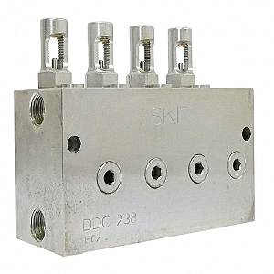 Distribuidor Linha Dupla 8 Saídas 1-8Pol NPT