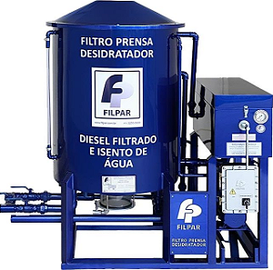 Filtro Prensa Desidratador com Reservatório de 750L - 11.000L/h