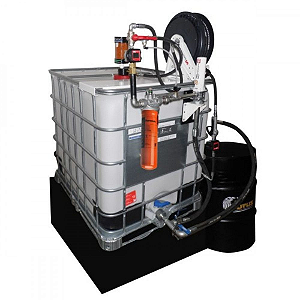 Unidade de Filtragem Pneumática com IBC 1000L e 1 Elemento Filtrante - 30L/min