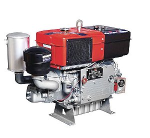 Motor à Diesel 4T 903CC 16,5HP com Partida Manual e Radiador.