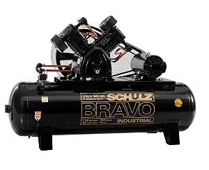 Compressor de Ar Bravo 60 Pés 350 Litros 220/380 V - SCHULZ