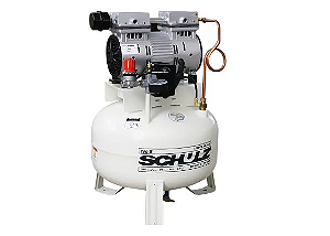 Compressor de Ar Odontológico Silencioso Mono 1HP 5PCM 30 Litros - SCHULZ-CSD