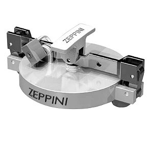 Tampa de Descarga Selada - Zepinni 4" - Alumínio