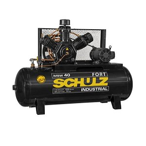 Compressor de Ar 40 Pés 425 Litros com Motor Blindado Trifásico 220/380V - SCHULZ