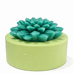 Molde de Silicone para Velas e Sabonetes Artesanais Suculenta Agave
