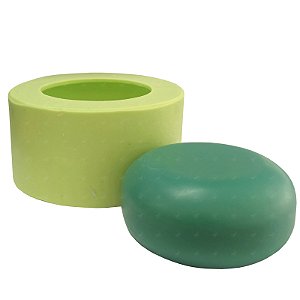 Molde de Silicone para Velas e Sabonetes Artesanais Redondo Bojudo