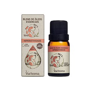 Blend de Óleos Essenciais para Pet Via Aroma Hiperatividade 10ml