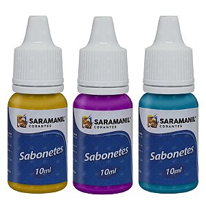 Corante Cosmético para Sabonetes Saramanil 10ml