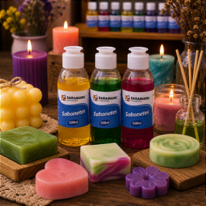 Corante Cosmético para Sabonetes Saramanil 100ml