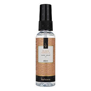 Home Spray E Perfume Ambiente Via Aroma 60ml - Black Vanilla