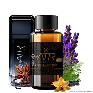 Essência 212 Vip Black Linha Vollmens Perfumaria Fina Concentrada Aromática para Perfumes 30g