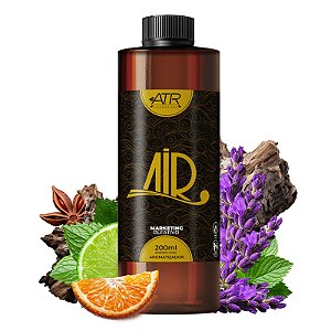 Essência Air Premium Vollmens Cascas e Folhas Refil para Aromatizadores Elétricos Profissionais 200ml