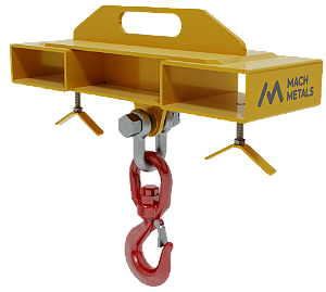 Gancho com Suporte Duplo para Empilhadeira - MachMetals