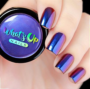 Pó Para Unhas Efeito Multi Cromado Whats Up Nails - Royalty