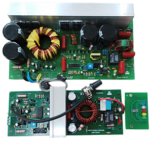 kit amplificador 1000w rms 2 ohms com fonte rede 220v