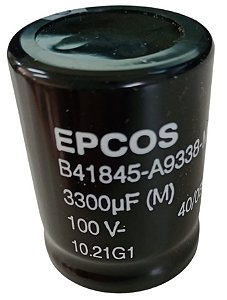 Capacitor eletrolitico epcos 3300uf x 100v epcos