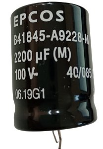 capacitor eletrolitico epcos 2200uf x 100v