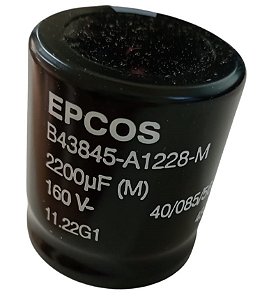 capacitor eletrolitico epcos 2200uf x 160v