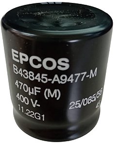 capacitor eletrolitico epcos 470uf x 400v