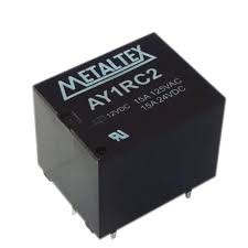 Relé metaltex 5 pinos 12 volts  15 amperes ax1rc2