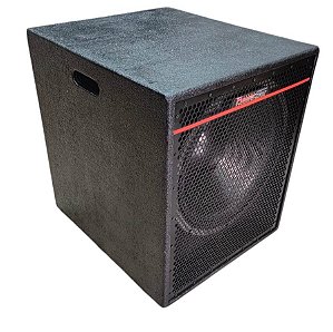 CAIXA PARA GRAVE PSSB118-1200 COM 1 FALANTES DE 1200W 8 OHMS