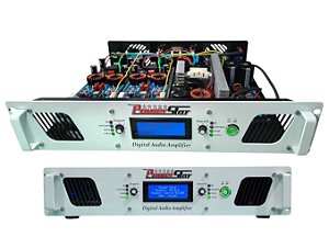 potencia amplificador de audio powerstar PS8.0 - 8.000 watts - 4 ohms – bivolt automático