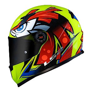 CAPACETE LS2  FF358 TRIBAL AMARELO