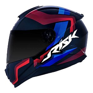 CAPACETE NORISK RAZOR VOID PRETO/VERMELHO