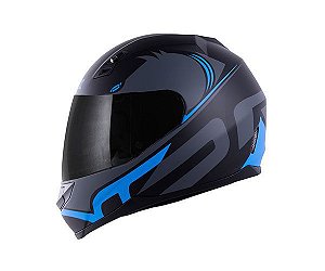 CAPACETE NORISK FF391 SQUALO AZUL