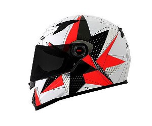 CAPACETE LS2 FF358 BRILLIANT BRANCO/ROSA