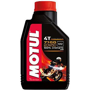 OLEO MOTUL 7100 20W50 4T 100% SINTETICO