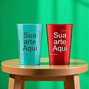 CALDERETA 350ml PERSONALIZADO FRENTE E VERSO COR ÚNICA