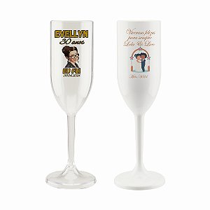 TAÇA LIGHT 190ml PERSONALIZADO ESTAMPA COLORIDA
