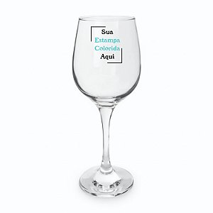 TAÇA DE VIDRO 395ml PERSONALIZADA