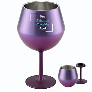 TAÇA COPO 480ml PERSONALIZADO COM PEDESTAL REMOVÍVEL