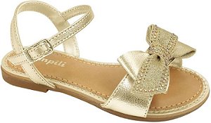 sandalia pampili dourada